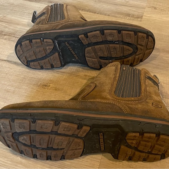 skechers mens relaxed fit Heath boots 10 - Picture 2 of 6
